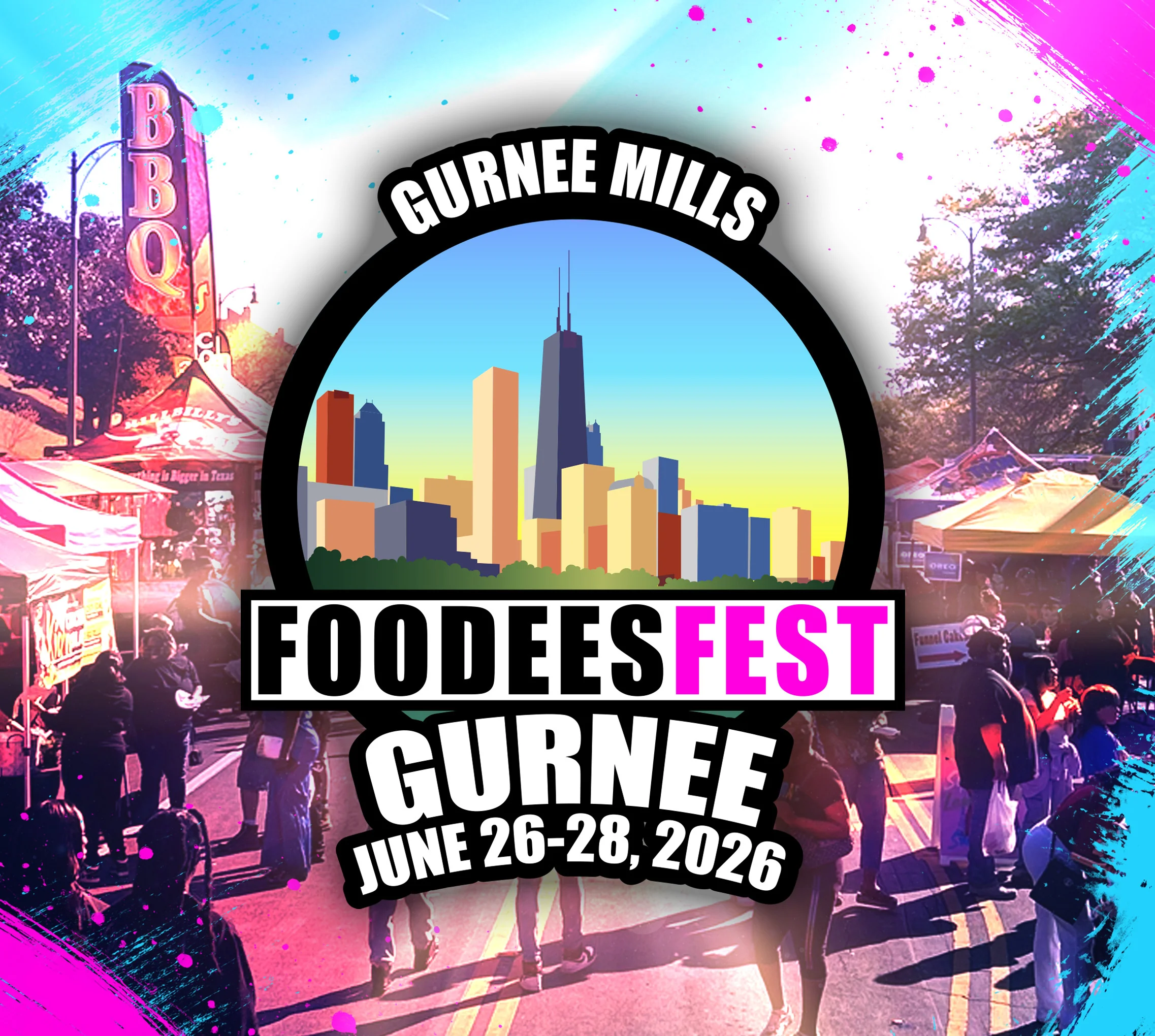 FoodeesFest Gurnee event flyer